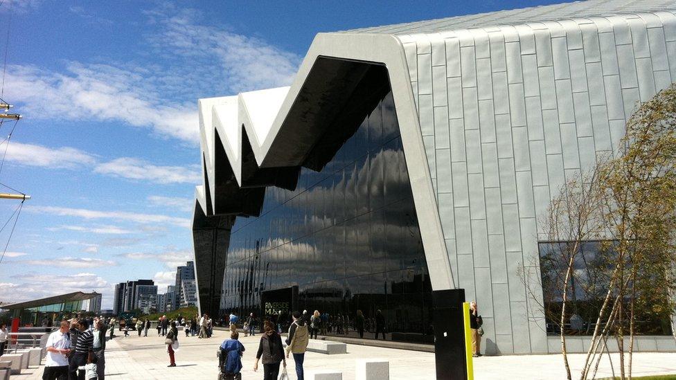 Exterior of Riverside Museum