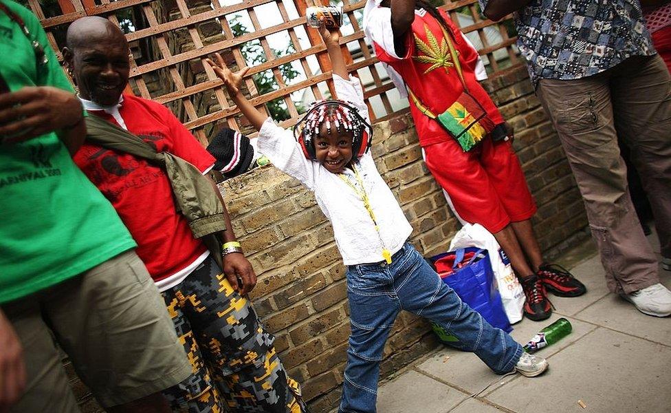 Child at Notting Hill Carnival