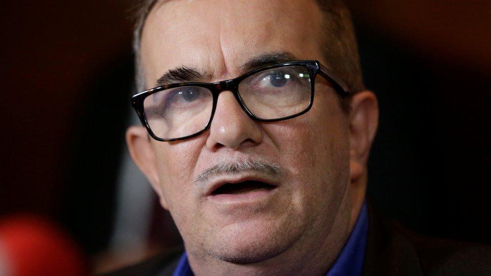 Colombian former FARC rebel leader Rodrigo Londono