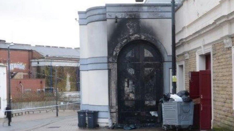 Fire damage to Bradford Alhambra Theatre