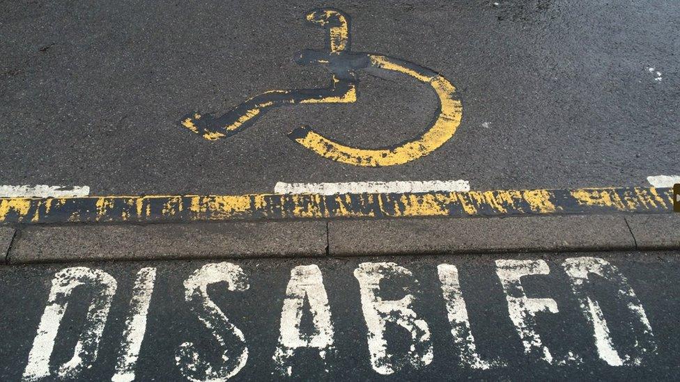 Disabled sign