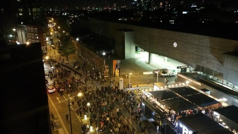 THe Shoreditch protest