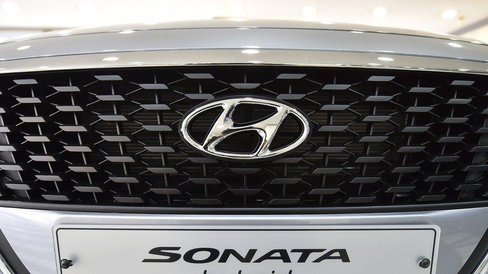 Hyundai car grill