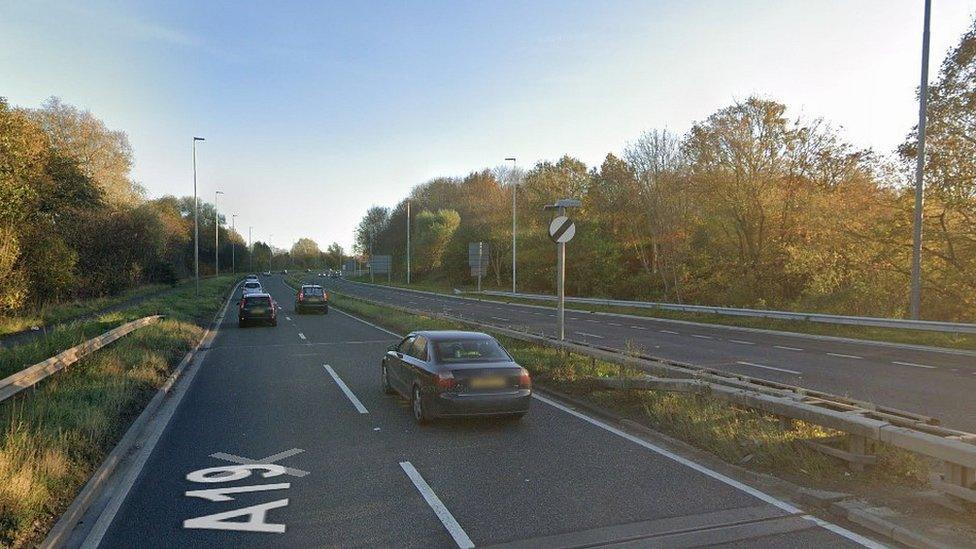 A19 Southbound in Jarrow