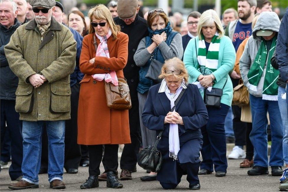 Fans at Celtic Park