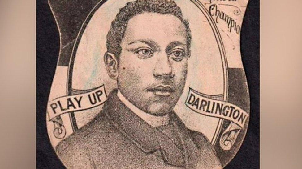 Arthur Wharton football card