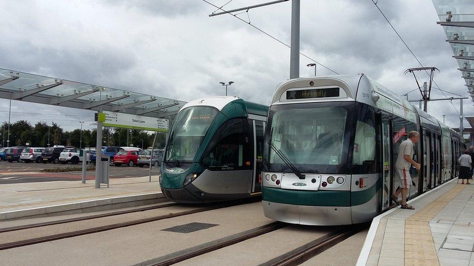 Nottingham tram