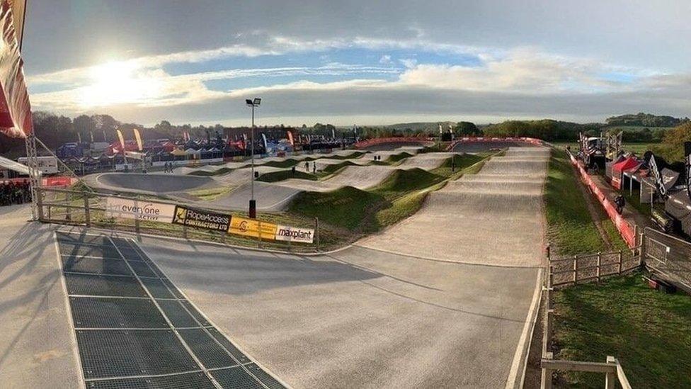 Huncote BMX track before closure