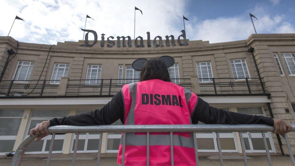 A Dismaland steward