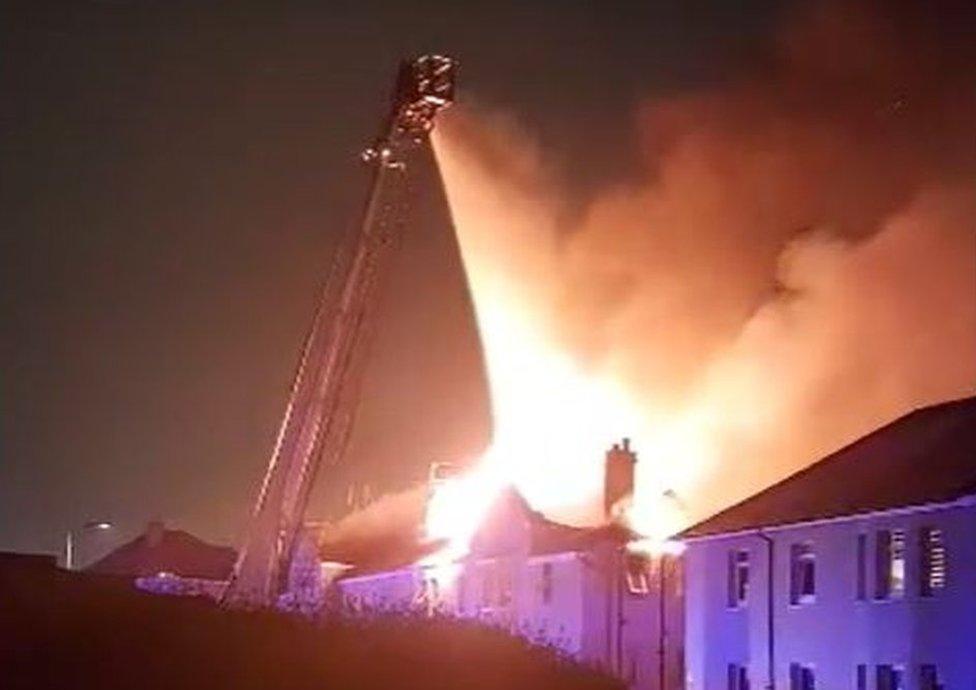 Fire on Belmont Road, Paisley