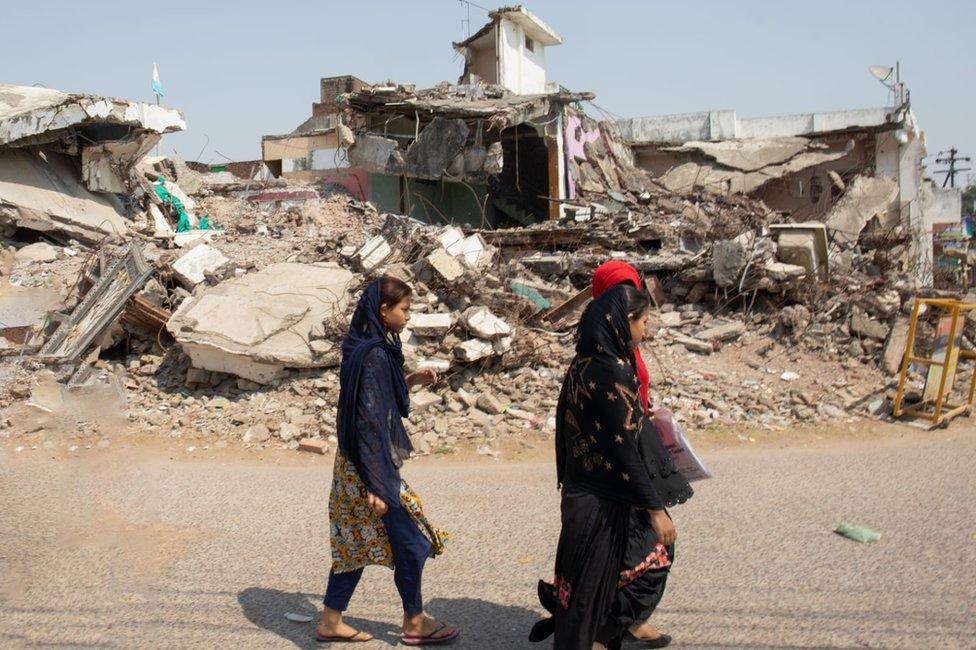 Atiq's demolished house