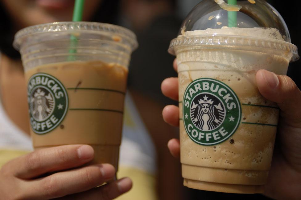 Coffee-based drinks from Starbucks