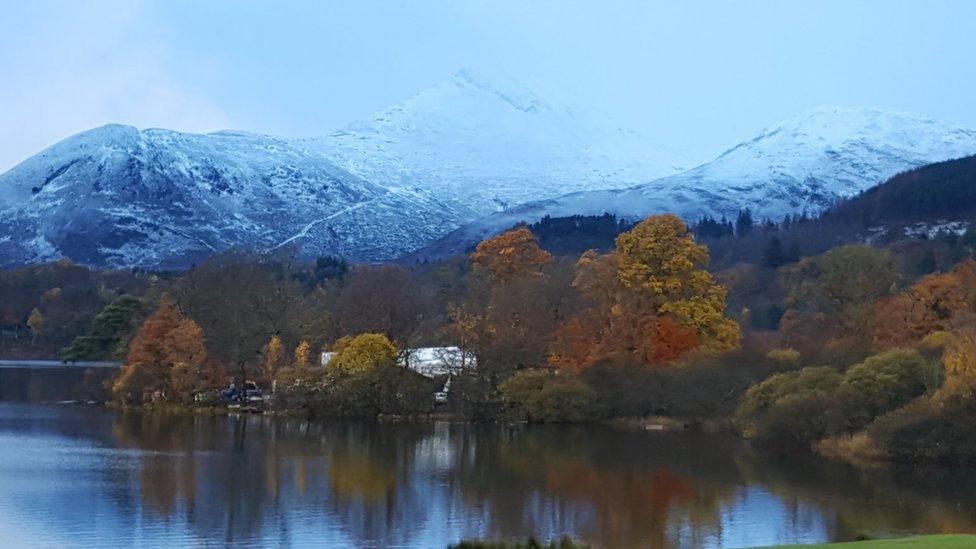 Derwentwater and surrounding fells