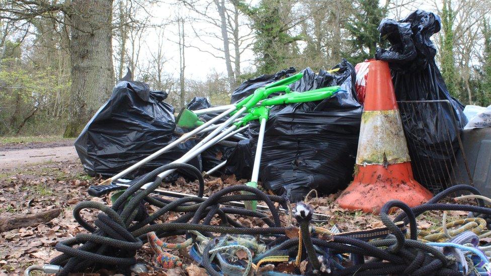 Rubbish picked up after YatsFest