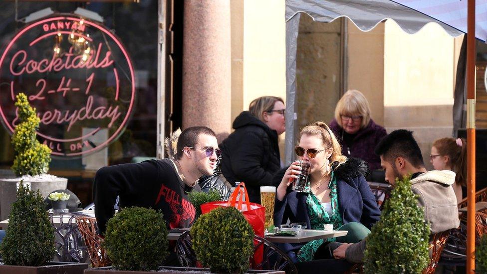 drinkers in Manchester