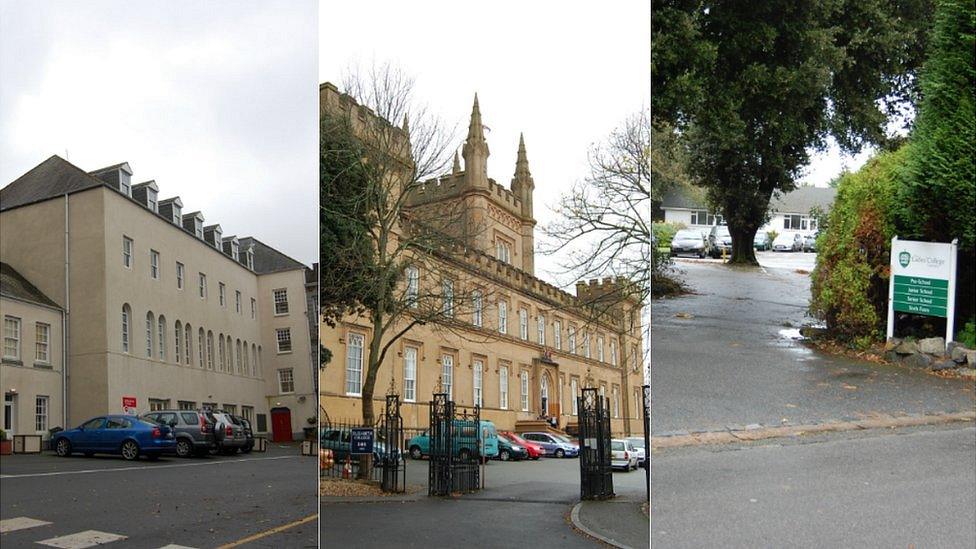 Blanchelande College, Elizabeth College and Ladies' College