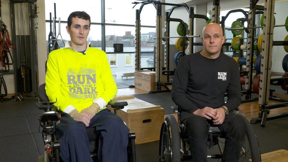 Jonjo Bright and Mark Pollock