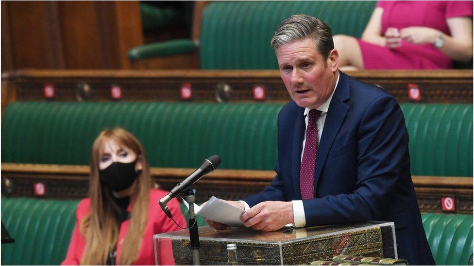 Sir Keir Starmer in Parliament