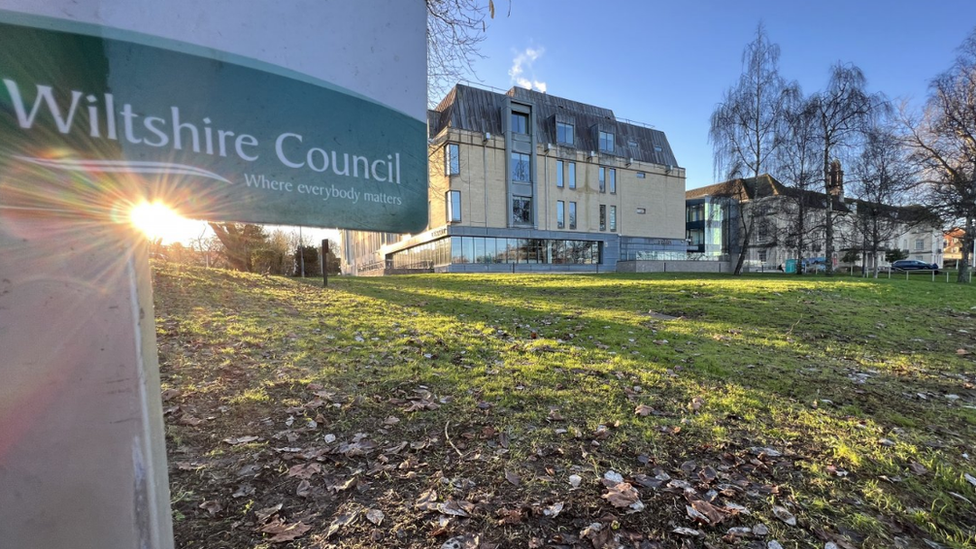 Wiltshire Council's County Hall in Trowbridge