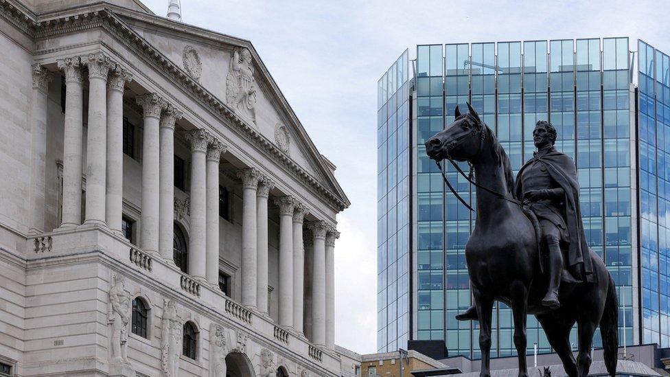 An external view of the Bank of England building