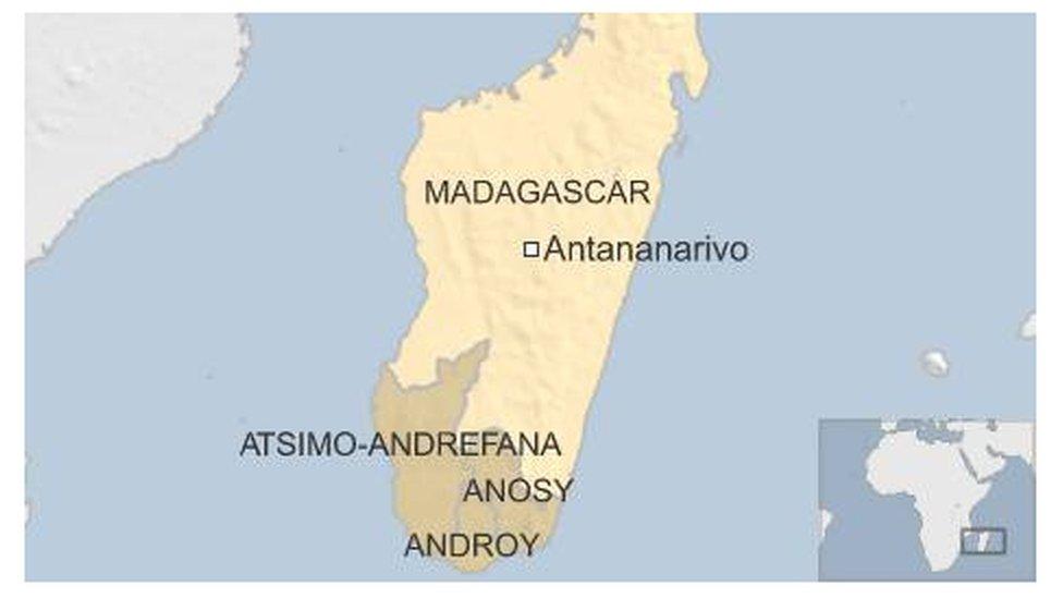 Map of Madagascar