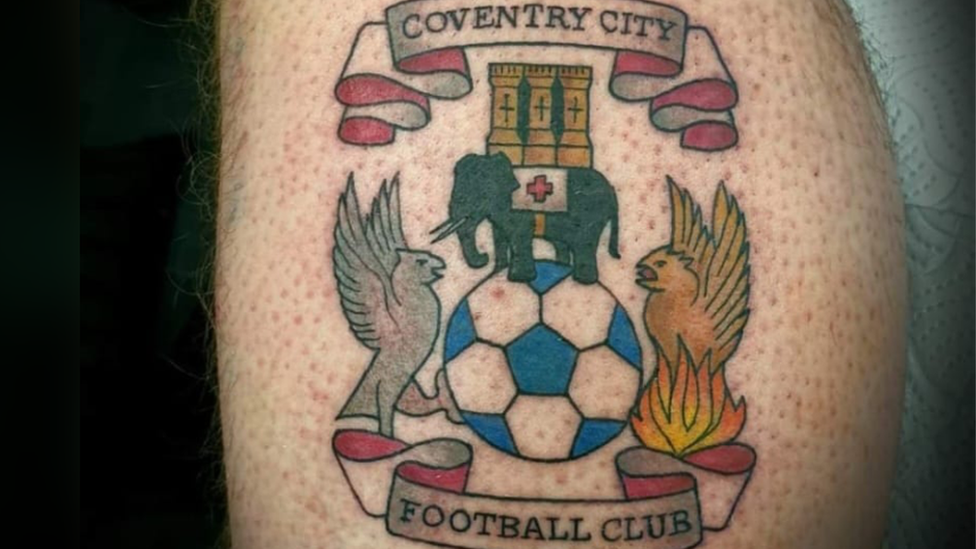 Coventry City tattoo