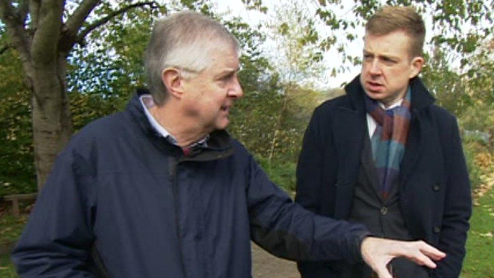 Mark Drakeford and Daniel Davies