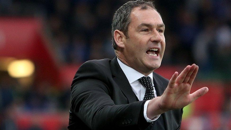 Swansea City boss Paul Clement