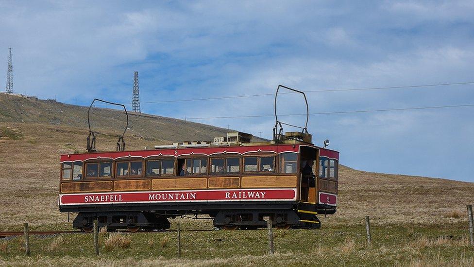 Snaefell Mountain Railway tram