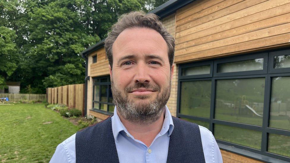 James Clark, head teacher at Exning Primary School