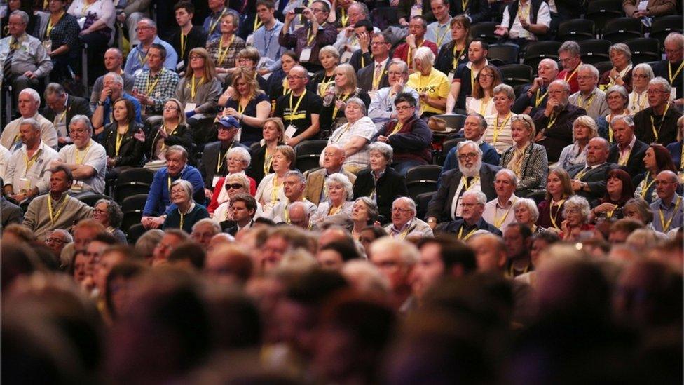 audience at the SNP conference