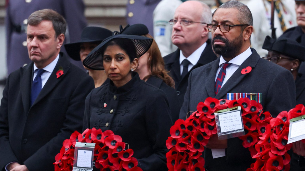 Foreign Secretary James Cleverly and Home Secretary Suella Braverman are among others who took part in the ceremony.