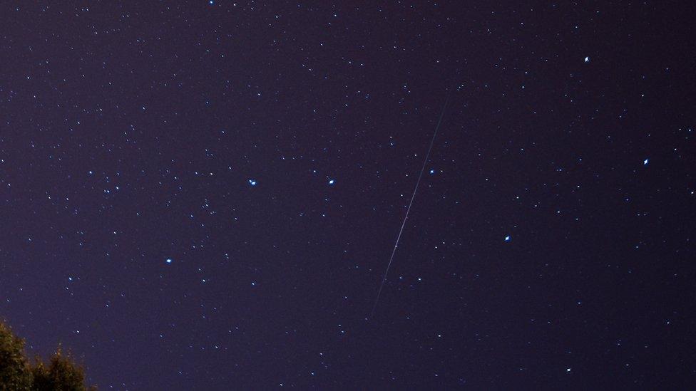 Perseid meteor shower in Glasgow