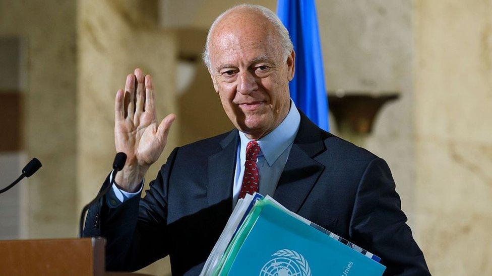 UN special envoy for Syria, Staffan de Mistura