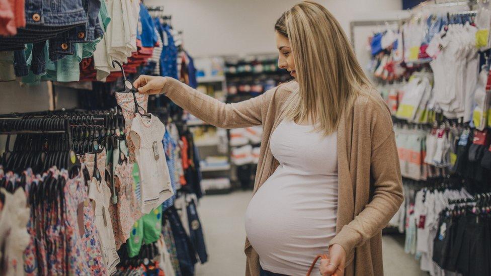 Woman in supermarket