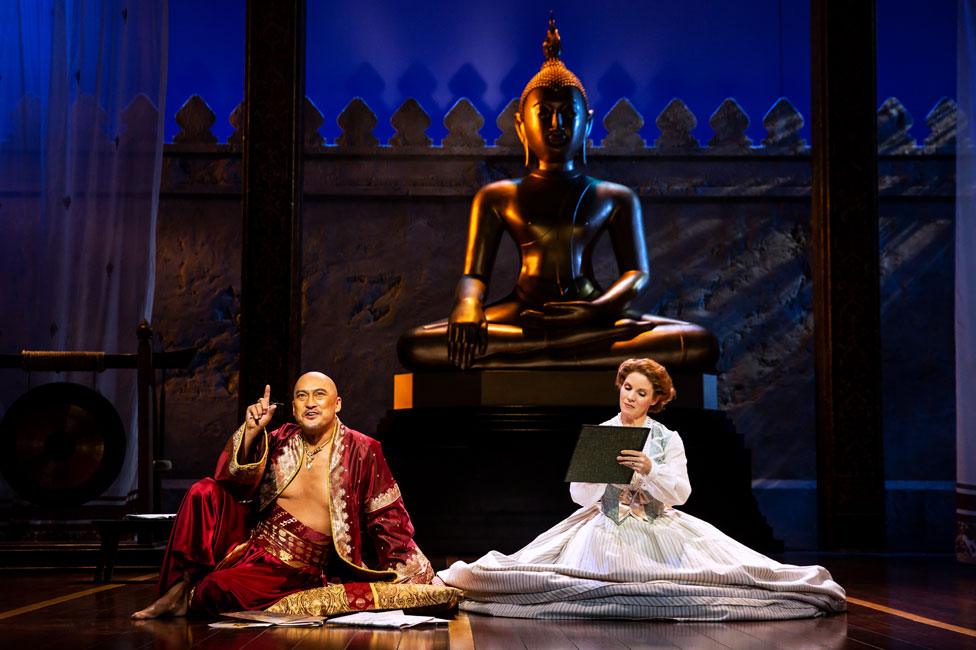 Ken Watanabe and Kelli O'Hara in The King and I