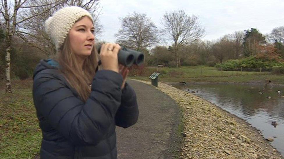 Dan Rouse has been monitoring birds in Llanelli since she was a child