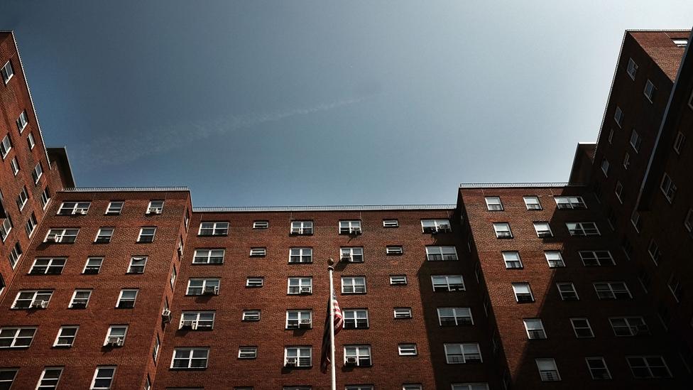 Public housing building in New York City