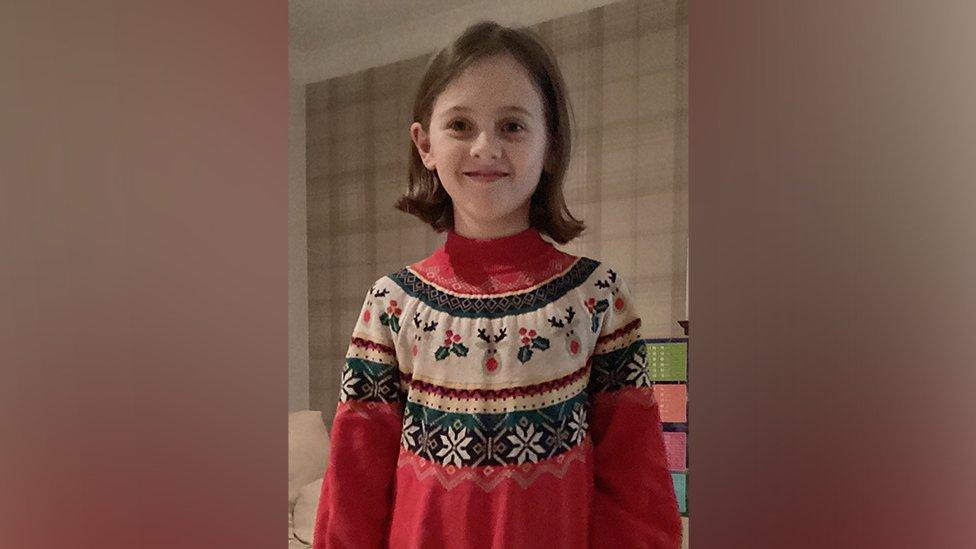 Red christmas jumper