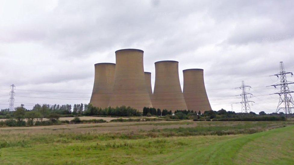 High Marnham power plant before demolition