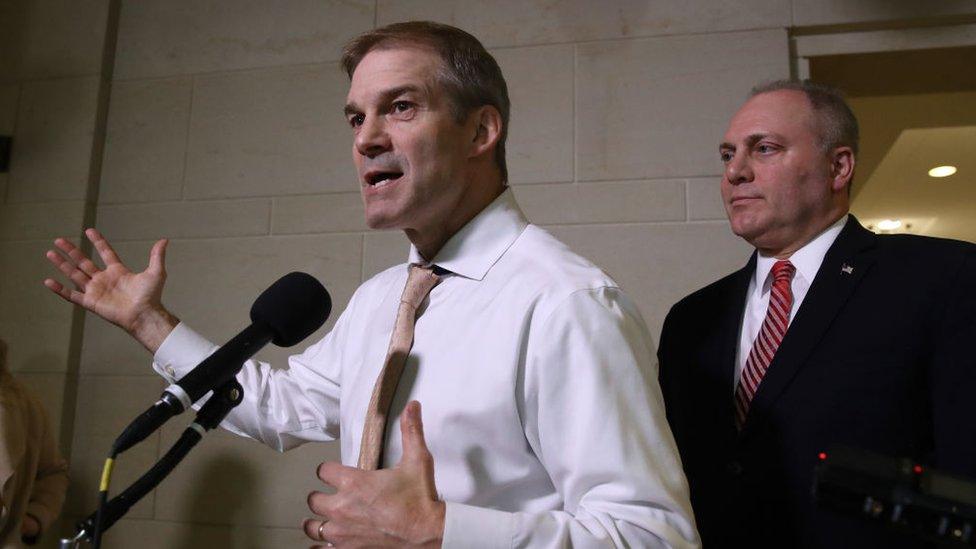 Jim Jordan and Steve Scalise in 2019