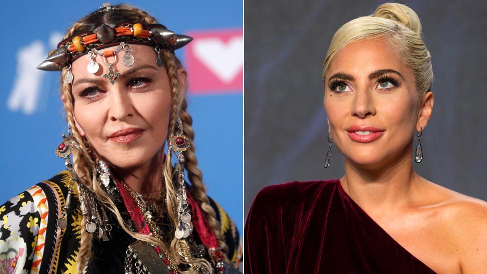 Madonna and Lady Gaga