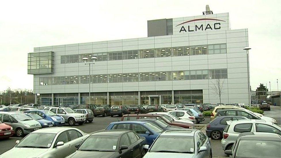 Almac's headquarters is based in Craigavon, County Armagh