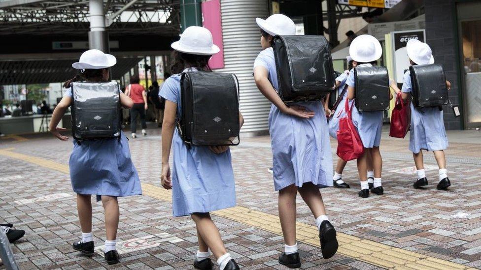 Schoolgirls in Tokyo