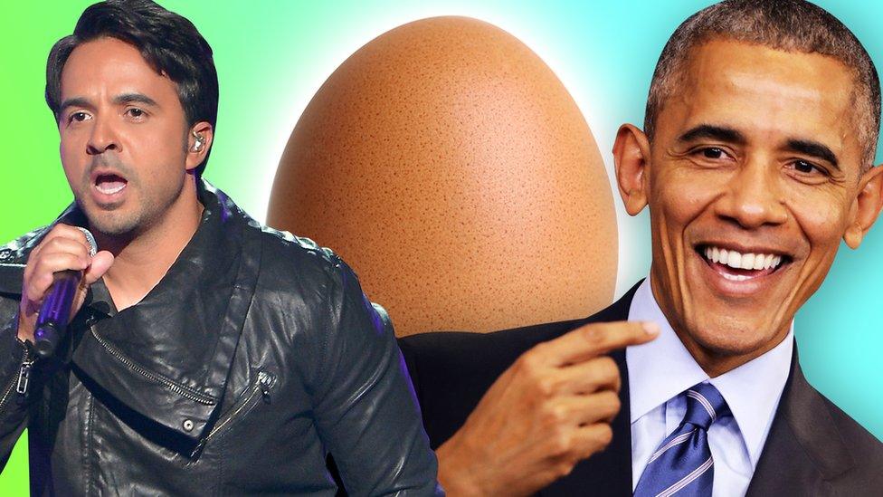 Luis Fonsi, an egg and Barack Obama