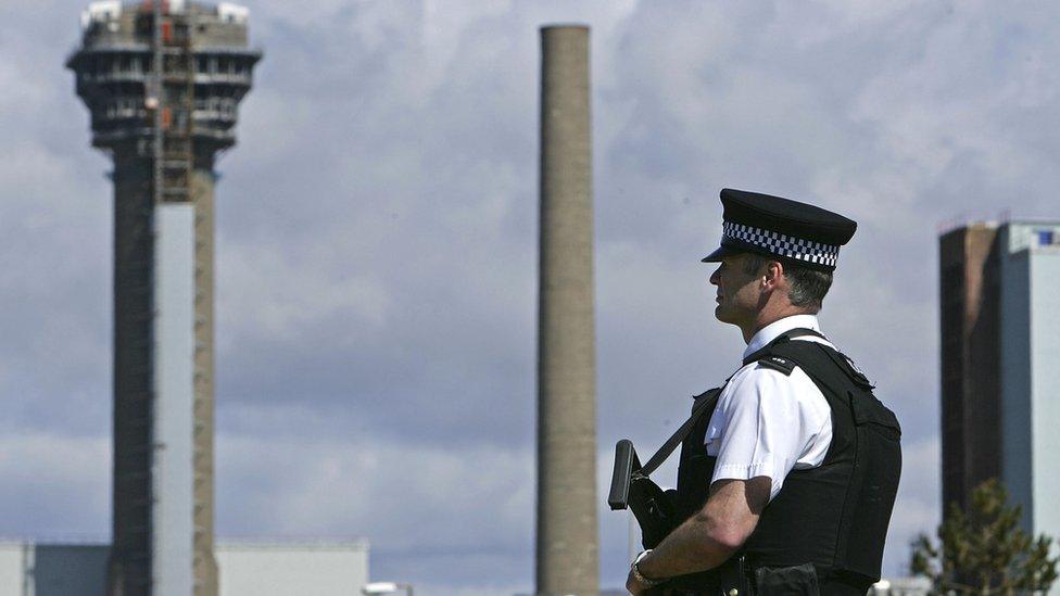 British Nuclear Police at the Sellafield site