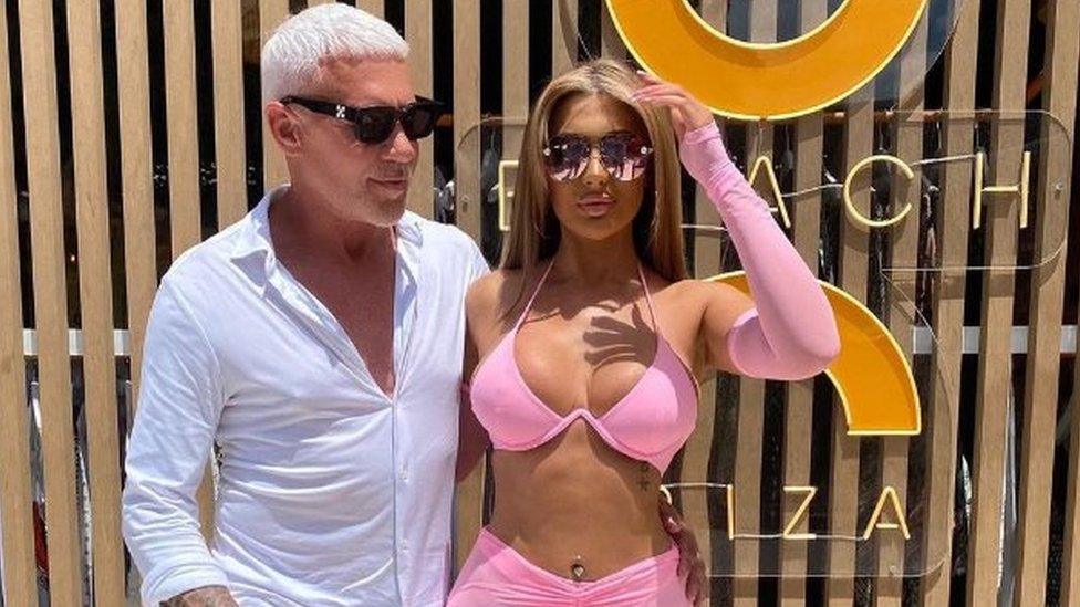 Wayne Lineker with Chloe Ferry