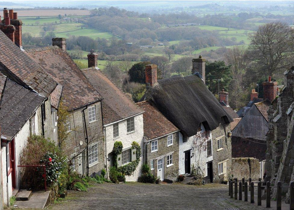 Gold Hill in Shaftesbury