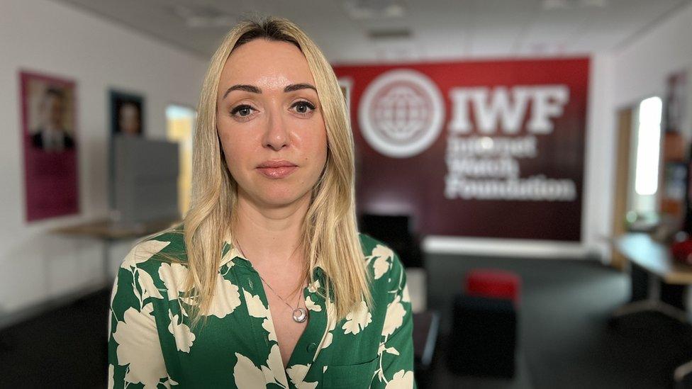 Emma Hardy at the Internet Watch Foundation (IWF)