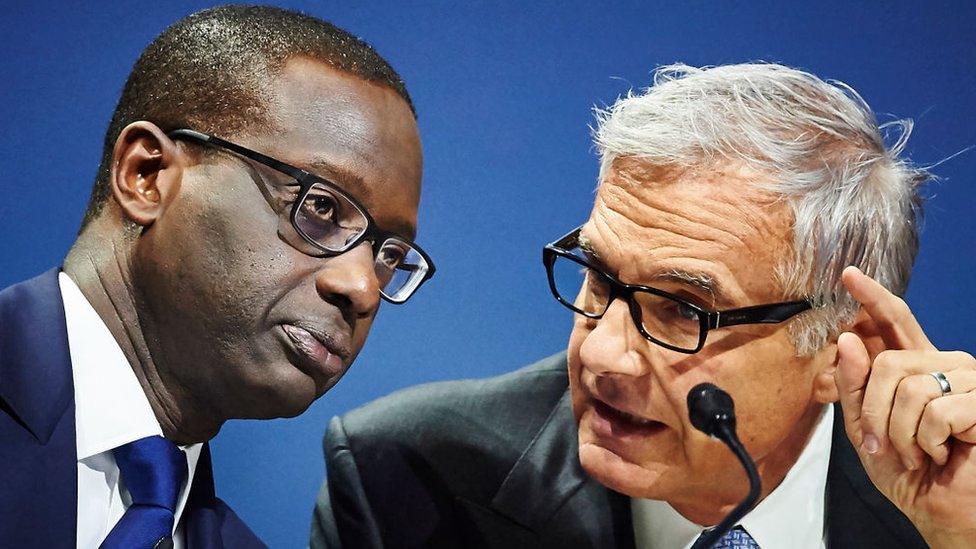 Tidjane Thiam and Urs Rohner